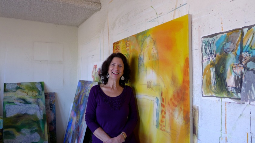 Mary Jo Maute in her studio